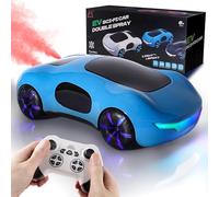 BunnyJOY Remote Control Car for Boys 6+, High-Speed RC Car with Dynamic Lights & Dual Spray Features, 360 Full Direction Control, Stunt Cars Racing Toy for Kids 7-9 Year Old Gifts