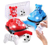 BunnyJOY Remote Control Car Toys for Kids 2PCS, RC Bumper Car for Girls Boys, Music and Lights, Toy for 5-8 Year Old, Birthday Gift