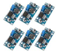 BUNTOR 6PCS DC-DC Buck Converter, Voltage Regulator 3.2-40 V to 1.25-35 V, Buck Boost Converter Adjustable, Step Down Module Stabilised Power Supplies for Electronics Projects