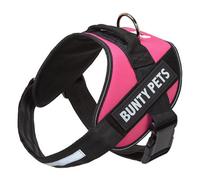 Bunty Adjustable Dog Harness, Yukon - Adjustable Snug & Secure Fit, No Pull Design, Back Mounted D-Ring And Handle - Pink Small