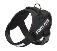 Bunty Adjustable Dog Harness, Yukon - Adjustable Snug & Secure Fit, No Pull Design, Back Mounted D-Ring And Handle - Black Small