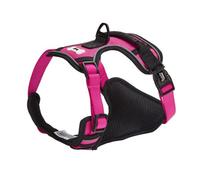 Bunty Adventure Dog Harness - No Pull Harness With Front And Back Leash Connections, Back Handle, Water Resistant - X-Large, Pink