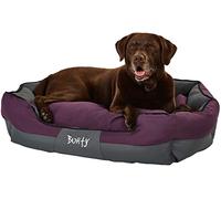(Purple, X-Large) Dog & Cat Anti Anxiety Sofa Bed, Machine Washable