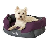 (Purple, Medium) Dog & Cat Anti Anxiety Sofa Bed, Machine Washable