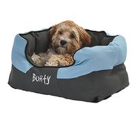 (Blue, Small) Dog & Cat Anti Anxiety Sofa Bed, Machine Washable