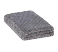 Bunty Canterbury Dog Blanket - Fluffy, Soft, Warm Dog Blankets Washable - Cat, Puppy, Pet Blanket, Perfect for Sofa Bed, Crates and Dog Bedding, Grey Fleece Throw - 138cm x 94cm