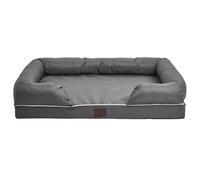 Bunty Cosy Couch Mattress Dog Bed - Grey Large - 117x93cm