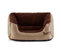 Bunty Deluxe Dog Bed - Fluffy Fleece Lining, Comfortable And Soft, Non-Slip Bottom, Washable - Small Cream