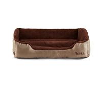 Bunty Deluxe Dog Bed - Fluffy Fleece Lining, Comfortable And Soft, Non-Slip Bottom, Washable - X-Large Cream