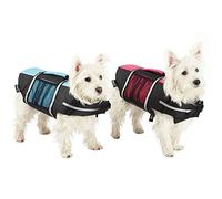 Bunty Dog Life Jacket Buoyancy Aid with Reflective Stripes, Adjustable High Visibility Dog Life Vest Pet Life Preserver with High Flotation Swimsuit for Small to Large Dogs (Pink, S)