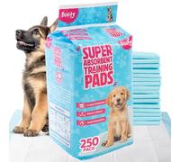 Bunty Dog & Puppy Pads with Advanced Moisture Lock, (50 Pack x 5) - Highly Absorbent, Odour Control, Disposable Puppy Training Pads - Leak-Proof, Fast-Drying, 5-Layers (250 Pack)