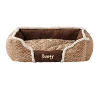 Bunty Kensington Dog Bed - Cushioned & Raised Sides With A Deep, Padded Base, Non-Slip Bottom, Machine Washable - Small-Xl, Cream