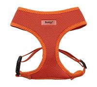 Bunty Large No Pull Dog Harness - Soft, Breathable, Durable, Adjustable Vest Harnesses, Lightweight, Anti Pull - Large, Orange