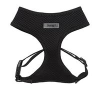 Bunty Large No Pull Dog Harness - Soft, Breathable, Durable, Adjustable Vest Harnesses, Lightweight, Anti Pull - Large, Black
