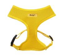 Bunty No Pull Dog Harness Medium - Soft, Breathable, Durable and Adjustable Dog, Cat and Puppy Vest Harnesses, Lightweight Anti Pull Dog Harness - Yellow, Back D-Ring, Medium Dogs