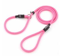 Bunty Nylon Slip Rope Lead - Strong Dog & Puppy Training Lead Leash, No Collar Required, Anti Pull - 120Cm, Pink, S/m/l/xl