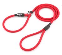 Bunty Nylon Slip Rope Lead - Strong Dog & Puppy Training Lead Leash, No Collar Required, Anti Pull - 120Cm, Red, S/m/l/xl