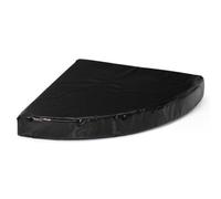 Bunty Outback Vinyl Pvc Heavy Duty Pet Dog Corner Bed Mattress Mat Cushion Tough Waterproof - Black - X-Small