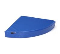 Bunty Outback Vinyl Pvc Heavy Duty Pet Dog Corner Bed Mattress Mat Cushion Tough Waterproof - Blue - Medium