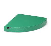Bunty Outback Vinyl Pvc Heavy Duty Pet Dog Corner Bed Mattress Mat Cushion Tough Waterproof - Green - Medium