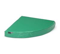 Bunty Outback Vinyl PVC Heavy Duty Pet Dog Corner Bed Mattress Mat Cushion Tough Waterproof - Green - X-Small