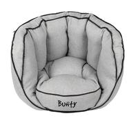 Bunty Oyster Bed - Capri Light Grey - Large