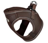 Bunty Reflective Dog Harness - Step-In Easy Fit, Lightweight, Breathable, Secure & Comfortable Fit - Brown Medium 46Cm