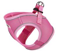 Bunty Reflective Dog Harness - Step-In Easy Fit, Lightweight, Breathable, Secure & Comfortable Fit - Pink Large 52Cm