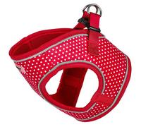 Bunty Reflective Dog Harness - Step-In Easy Fit, Lightweight, Breathable, Secure & Comfortable Fit - Polka Dot Medium 46Cm