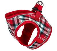 Bunty Reflective Dog Harness - Step-In Easy Fit, Lightweight, Breathable, Secure & Comfortable Fit - Tartan Large 52Cm