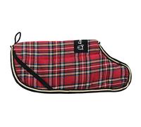 Bunty Reversible Highland Tartan Dog Coat Outdoor Warm Fleece Jacket Reflective Raincoat (XXXL)