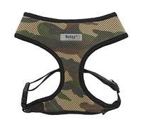 Bunty Small No Pull Dog Harness - Soft, Breathable, Durable, Adjustable Vest Harnesses, Lightweight, Anti Pull - Small, Camo