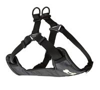 Bunty Step In Dog Harness Vest - Adjustable, Breathable And Lightweight Harness With Soft, Comfortable Padding - Black Large