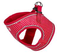 Bunty Voyage Dog Harness, Large - Anti Pull, Escape Proof Harness, Lightweight & Durable, Reflective Trim, Breathable Padded Mesh, Easy Fit, Lead Attachment - Large, Polka Dot