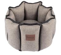 Bunty Windsor Dog Bed Small - High Sided Washable Dog Bed, Super Plush Dog Sofa Bed Design with Plump Stuffing & Fabric - Calming Dog Beds, Pet Bed & Cat Bed - Portobello 50cm