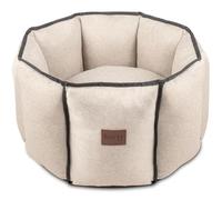 Bunty Windsor Dog Bed Small - Washable Extra Plush Calming Dog Cushion Bed with Raised Walls & Extra Thick Pillow Base, Super Soft Cosy (Oatmeal, Medium)