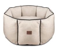 Bunty Windsor Dog Bed Small - Washable Extra Plush Calming Dog Cushion Bed with Raised Walls & Extra Thick Pillow Base, Super Soft Cosy (Oatmeal, Large)