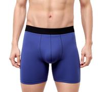 Buny Ventures Men's Cotton Boxer Briefs, 4-Pack, Mixed Colours (UK, Alpha, XXL, Regular, Regular, MIXED)