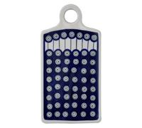 Bunzlauer ceramic breakfast board, chopping board, square, diameter: 14.3 cm x 28 cm x 5 cm, height 1.0 cm, decor 8