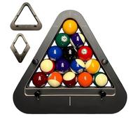 Buobiy Precision-Engineered Professional Billiard Rack System That Eliminates Gaps,Billiard 8-Ball/9-Ball Pro Triangle/Diamond Pool Ball Racks, Eliminates Gaps & Delivers Perfect Racks (B)