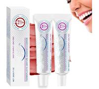 Buobiy Thermoplastic & Silicone Denture Adhesive Cushion, Soft & Secure Hold, Easy Removal, Water Resistant, Pink, 2 Pack