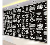 Buohwiwe Mural Wallpaper Egypt Tribe, 3D Effect Panoramic Photo Wallpaper Ancient Egypt Non-Woven Murals 430x300 cm Art Print Wall Poster Mural Bedrooms Living Room Modern Decoration w.1916