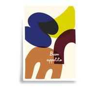 Buon Appetito Poster Multicoloured A4