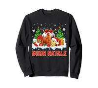 Buon Natale Merry Christmas Proud Italian Panettone Cakes Sweatshirt