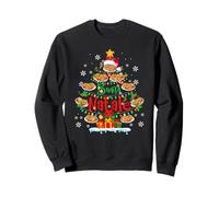 Buon Natale Xmas Tree Santa Spaghetti Italian Food Lover Sweatshirt