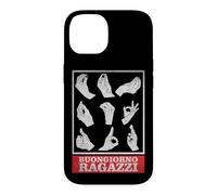Buongiorno Ragazzi Funny Italian Hand Gestures Case for iPhone 14