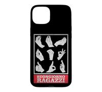 Buongiorno Ragazzi Funny Italian Hand Gestures Case for iPhone 15 Plus