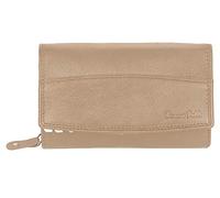 Buono Pelle Ladies Designer Luxury Quality Soft Nappa Leather Purse Multi Credit Card Women Clutch Wallet with Zip Pocket Gift Boxed (Beech Pink)