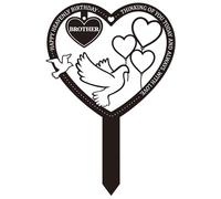 BUoonyer Birthday Brother Stake Graves Cemetery Decorations