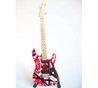 Buosha Van Halen Frankenstrat 10" Miniature Guitar, Includes Guitar & Protective Plate, Encourages Creativity & Fine Motor Skills, Ages Kid